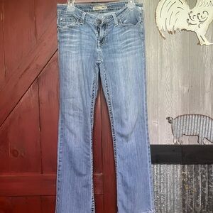 Buckle Light Blue Boot Cut Women's Jeans